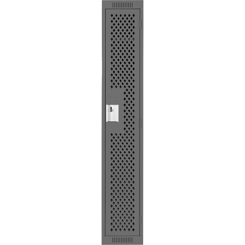 Casiers Clean Line, 12" x 15" x 72", Acier, Charbon, Rivet (assembl&eacute;), Perfor&eacute; M & M Nord Ouest Inc