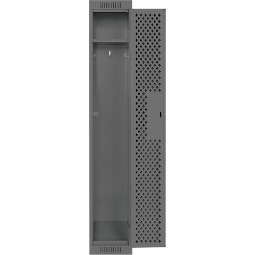 Casiers Clean Line, 12" x 15" x 72", Acier, Charbon, Rivet (assembl&eacute;), Perfor&eacute; M & M Nord Ouest Inc