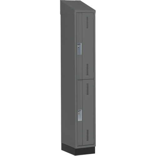 Casiers robustes Concorde, 2 niveaux, 12" x 18" x 82", Acier, Charbon, Soud&eacute; (assembl&eacute;) M & M Nord Ouest Inc