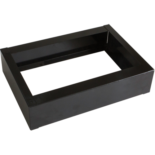 Base encastr&eacute;e pour casiers robustes enti&egrave;rement soud&eacute;e Concorde, 1 Blocs, 4" lo x 12" la x 17" p, Noir, Acier M & M Nord Ouest Inc