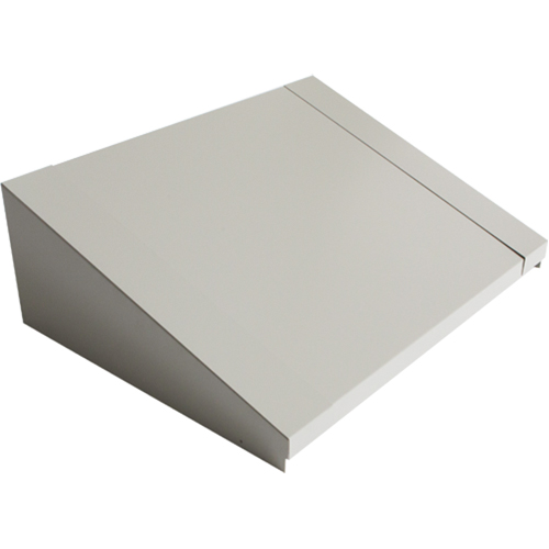 Dessus inclin&eacute; pour casiers robustes enti&egrave;rement soud&eacute; Concorde, Bloc de 2, 18" p x 24" la x 6" ha, Gris, Acier M & M Nord Ouest Inc
