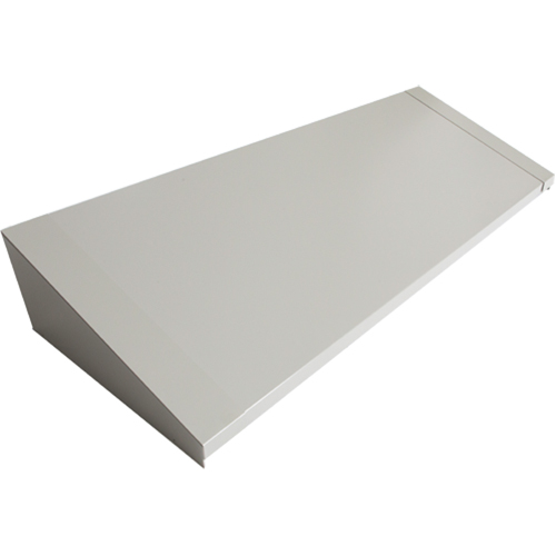Dessus inclin&eacute; pour casiers robustes enti&egrave;rement soud&eacute; Concorde, Bloc de 4, 18" p x 48" la x 6" ha, Gris, Acier M & M Nord Ouest Inc