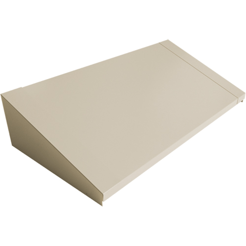 Dessus inclin&eacute; pour casiers robustes enti&egrave;rement soud&eacute; Concorde, Bloc de 3, 18" p x 36" la x 6" ha, Beige, Acier M & M Nord Ouest Inc