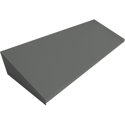 All-Welded Concorde - Heavy-Duty Lockers Sloping Top, 4 Bank, 18" D x 48" W x 6" H, Steel M & M Nord Ouest Inc
