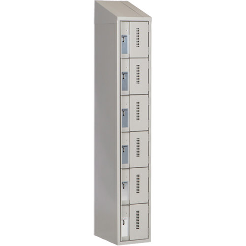 Casiers robustes Concorde, 6 niveaux, 12" x 18" x 78", Acier, Gris, Soud&eacute; (assembl&eacute;) M & M Nord Ouest Inc