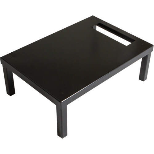 Base autoportante pour casiers robustes enti&egrave;rement soud&eacute;e Concorde, 2 Blocs, 6" lo x 24" la x 18" p, Noir, Acier M & M Nord Ouest Inc