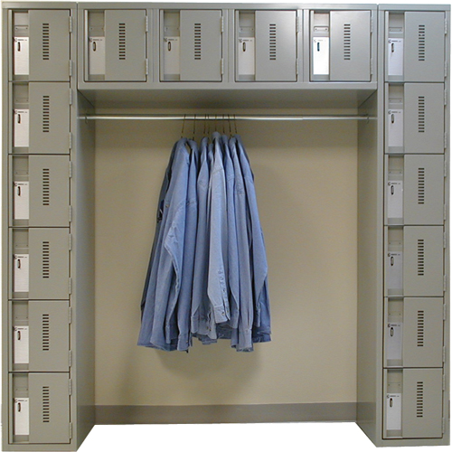 Archettes Concorde Heavy Duty Lockers, 16 -tier, Bank of 3, 18" x 72" x 72", Steel M & M Nord Ouest Inc