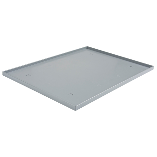 Fond de casier, Convient aux casiers 12" x 15", Gris fonc&eacute;, Plastique M & M Nord Ouest Inc