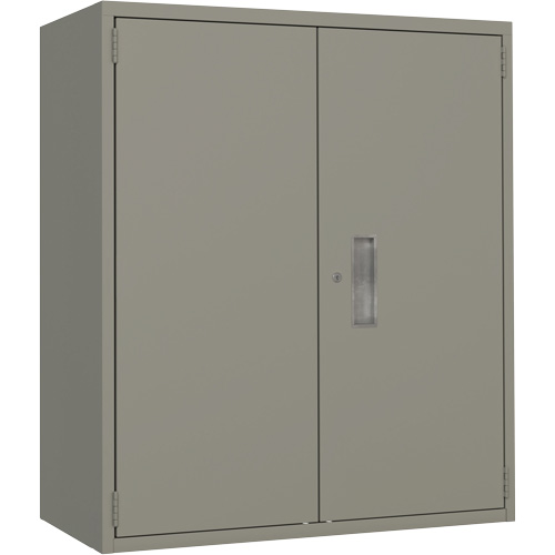 Armoire de rangement Lo-Boy, Acier, 2 Tablettes, 40" h x 36" la x 18" P, Gris M & M Nord Ouest Inc