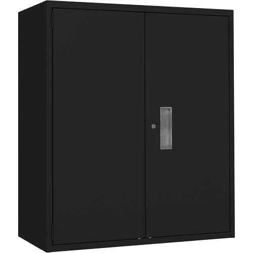 Armoire de rangement Lo-Boy, Acier, 2 Tablettes, 42" h x 36" la x 18" P, Noir M & M Nord Ouest Inc
