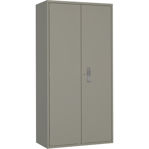 Hi-Boy Storage Cabinet, Steel, 4 Shelves, 72" H x 36" W x 18" D, Grey M & M Nord Ouest Inc