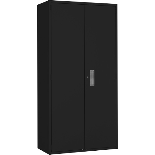 Armoire de rangement Hi-Boy, Acier, 4 Tablettes, 72" h x 36" la x 18" P, Noir M & M Nord Ouest Inc
