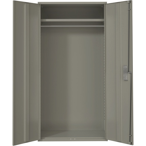Armoire garde-robe, Acier, 36" la x 18" p x 72" h, Gris M & M Nord Ouest Inc