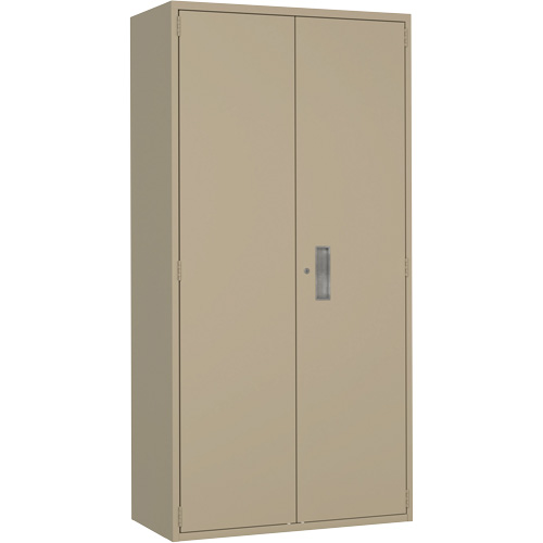 Armoire garde-robe, Acier, 36" la x 18" p x 72" h, Beige M & M Nord Ouest Inc
