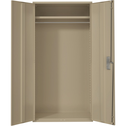 Armoire garde-robe, Acier, 36" la x 18" p x 72" h, Beige M & M Nord Ouest Inc