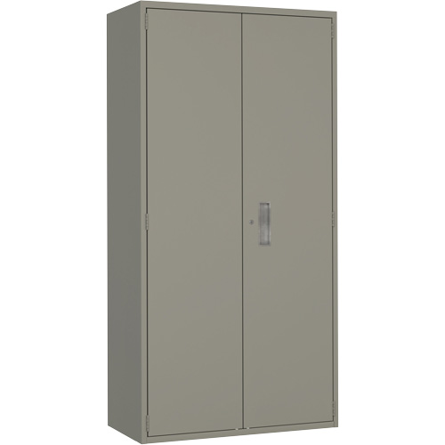 Combination Storage Cabinet, Steel, 6 Shelves, 72" H x 36" W x 18" D, Grey M & M Nord Ouest Inc