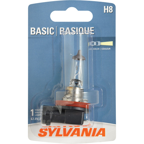Ampoule de base pour feu avant H8, Halog&egrave;ne, 35 W, Blanc cass&eacute; M & M Nord Ouest Inc