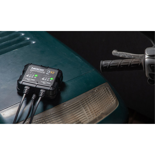 Chargeur de batterie 2 sorties de 4 A Genius 2X2 M & M Nord Ouest Inc