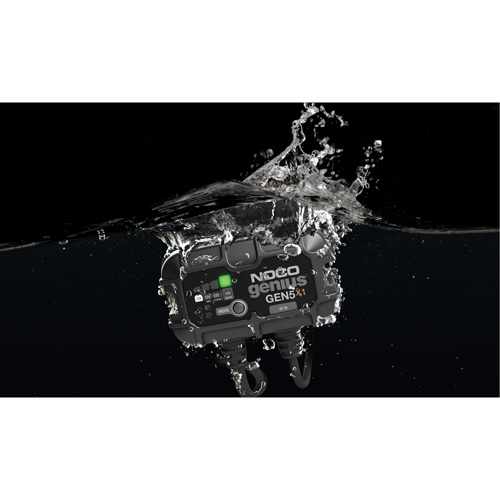 Chargeur de batterie embarqu&eacute; &agrave; 1 sortie de 5 amp&egrave;res Gen5X1 Genius M & M Nord Ouest Inc