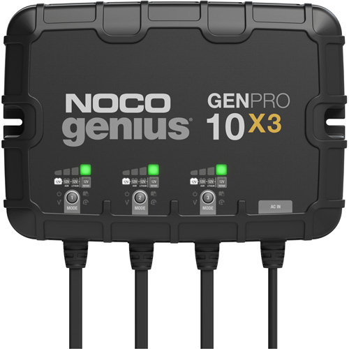 Genius&reg; GenPro10X3 3-Bank, 30-Amp On-Board Battery Charger M & M Nord Ouest Inc
