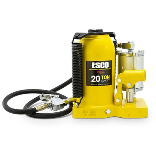 Cric-bouteille de s&eacute;rie Pro, 20 tonne(s), Air comprim&eacute;/hydraulique, 20" Hauteur &eacute;lev&eacute;e M & M Nord Ouest Inc
