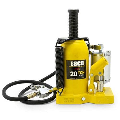 Cric-bouteille de s&eacute;rie Pro, 20 tonne(s), Air comprim&eacute;/hydraulique, 20" Hauteur &eacute;lev&eacute;e M & M Nord Ouest Inc