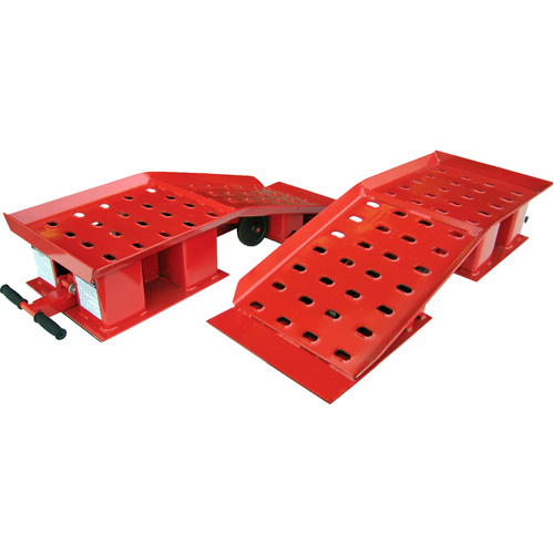 Pair of Truck Ramps, 20000 lbs. Capacity, 48-1/4" L, 12-5/8" W, 9" H M & M Nord Ouest Inc