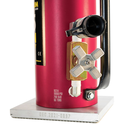 Heavy-Duty Lightweight Hydraulic Jack, 10" Stroke, 55 Ton(s) Capacity, 10000 PSI M & M Nord Ouest Inc