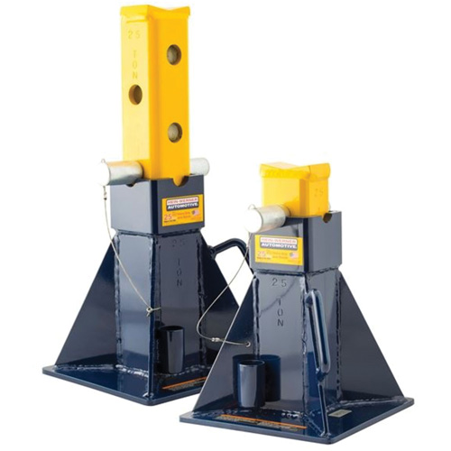 Vehicle Support Stands, Locking Pin, 25 tons Capacity M & M Nord Ouest Inc