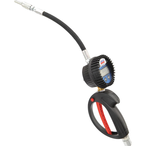 D&eacute;bitm&egrave;tre &eacute;lectronique de lubrifiant avec rallonge de 13" M & M Nord Ouest Inc