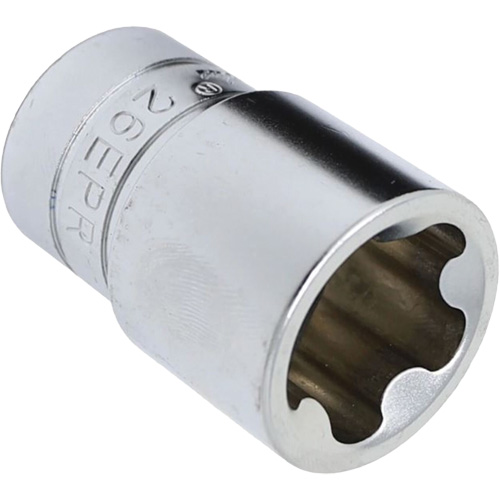 5-Point EPR Torx Socket Set, 16 Pieces, 1/4"/3/8"/1/2" Drive Size M & M Nord Ouest Inc