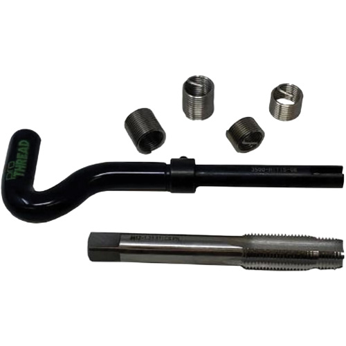 Ensemble d'atelier pour la r&eacute;paration des filetages de bougies d'allumage M & M Nord Ouest Inc