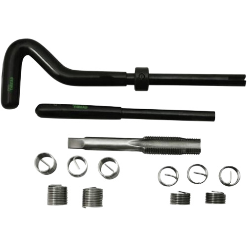 Ensemble d'atelier pour la r&eacute;paration des filetages de bougies d'allumage M & M Nord Ouest Inc