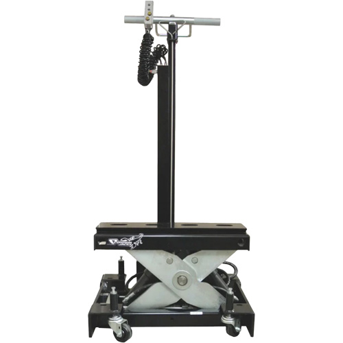 Cric de service de plancher, 12 tonne(s) Capacit&eacute;, 7-1/2" Abaiss&eacute;e, 15-3/4" &eacute;lev&eacute;e, Air comprim&eacute;/hydraulique M & M Nord Ouest Inc