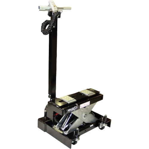 Cric de service de plancher, 12 tonne(s) Capacit&eacute;, 7-1/2" Abaiss&eacute;e, 15-3/4" &eacute;lev&eacute;e, Air comprim&eacute;/hydraulique M & M Nord Ouest Inc