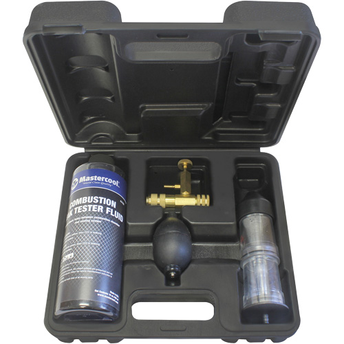 Trousse pour testeur de fuite de gaz de combustion avec adaptateur pour capuchon de test M & M Nord Ouest Inc
