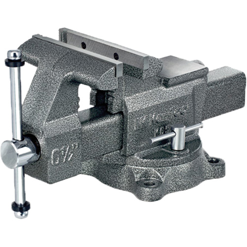 K65 Professional Workshop Vise, 6-1/2" Jaw Width, 3-7/8" Throat Depth, Swivel Base M & M Nord Ouest Inc