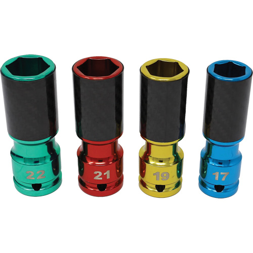 Lug Socket Set with Carbon Fiber Sleeves M & M Nord Ouest Inc
