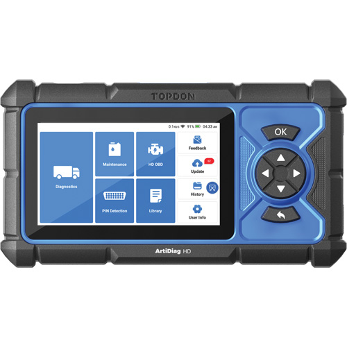 ArtiDiag HD 5" Heavy-Duty Scan Tool with Service Functions M & M Nord Ouest Inc
