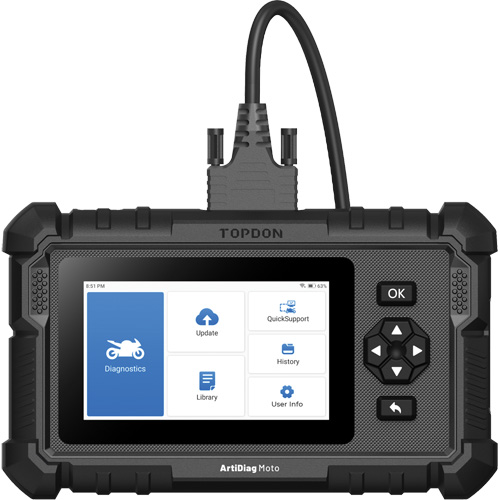 ArtiDiag Moto 5" Motorcycle Diagnostic Tool M & M Nord Ouest Inc