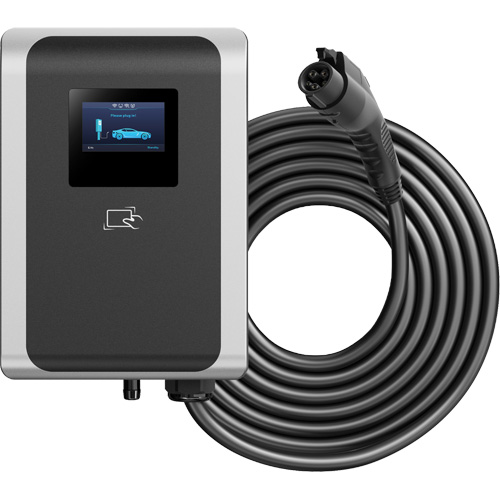 Chargeur pour VE commercial PulseQ AC Max, 48 A, Niveau 2 CA, Connecteur Type 1 (SAE J1772) M & M Nord Ouest Inc