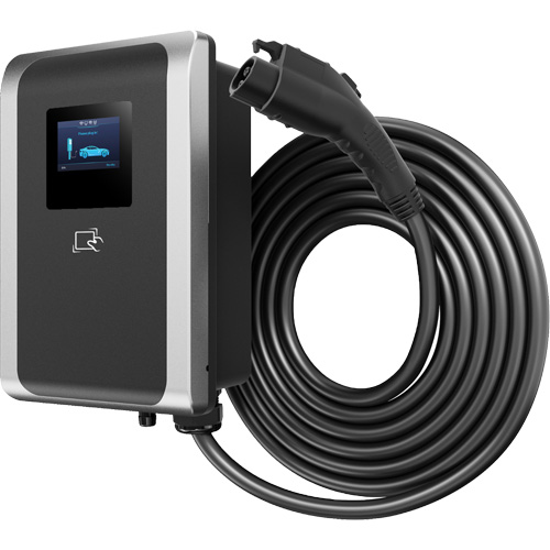 Chargeur pour VE commercial PulseQ AC Max, 48 A, Niveau 2 CA, Connecteur Type 1 (SAE J1772) M & M Nord Ouest Inc
