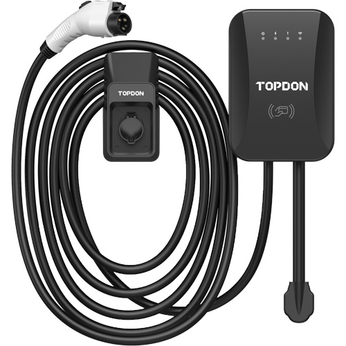 Chargeur r&eacute;sidentiel PulseQ AC pour VE avec mode identification par radiofr&eacute;quence (RFID), 40 A, Niveau 2 CA, Connecteur Type 1 (SAE J1772) M & M Nord Ouest Inc