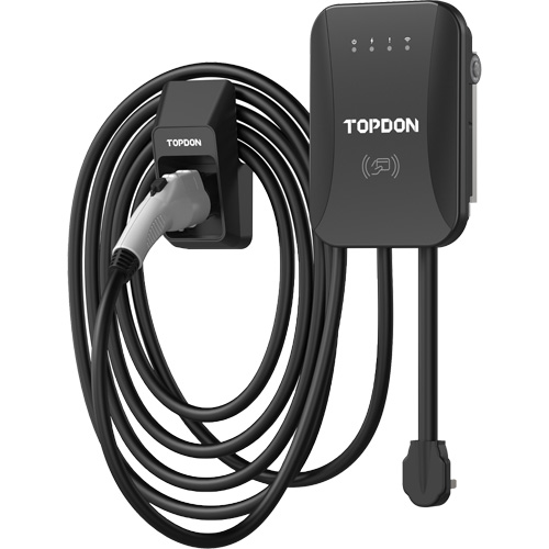 Chargeur r&eacute;sidentiel PulseQ AC pour VE avec mode identification par radiofr&eacute;quence (RFID), 40 A, Niveau 2 CA, Connecteur Type 1 (SAE J1772) M & M Nord Ouest Inc