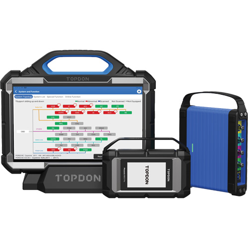 Outil de diagnostic Phoenix Max de niveau &eacute;quipement original de 13,3" avec station daccueil et oscilloscope &agrave; 4 voies M & M Nord Ouest Inc
