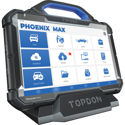 Outil de diagnostic Phoenix Max de niveau &eacute;quipement original de 13,3" avec station daccueil et oscilloscope &agrave; 4 voies M & M Nord Ouest Inc