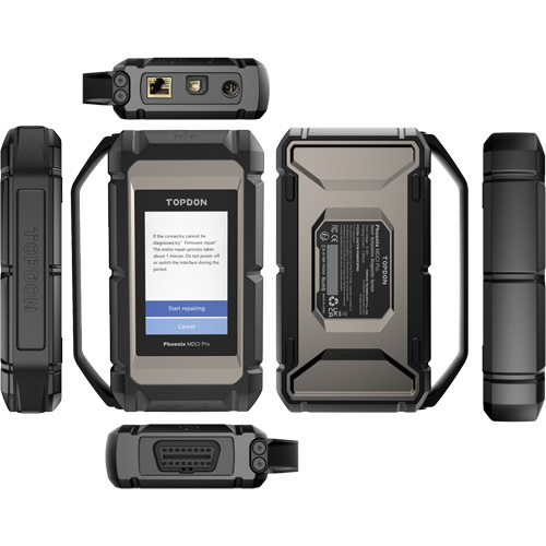 Outil de diagnostic Phoenix Max de niveau &eacute;quipement original de 13,3" avec station daccueil et oscilloscope &agrave; 4 voies M & M Nord Ouest Inc