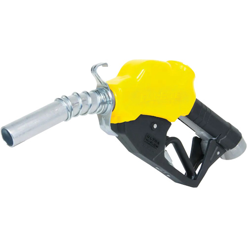 Yellow Ultra High-Flow Automatic Diesel Spout Nozzle M & M Nord Ouest Inc
