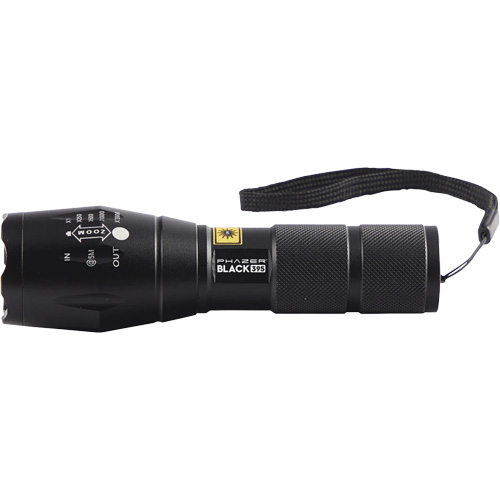 Lampe UV rechargeable pour la d&eacute;tection des fuites UView Phazer BLACK 395 M & M Nord Ouest Inc