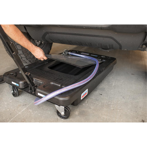 Low Profile Polypropylene Portable Oil Drain M & M Nord Ouest Inc